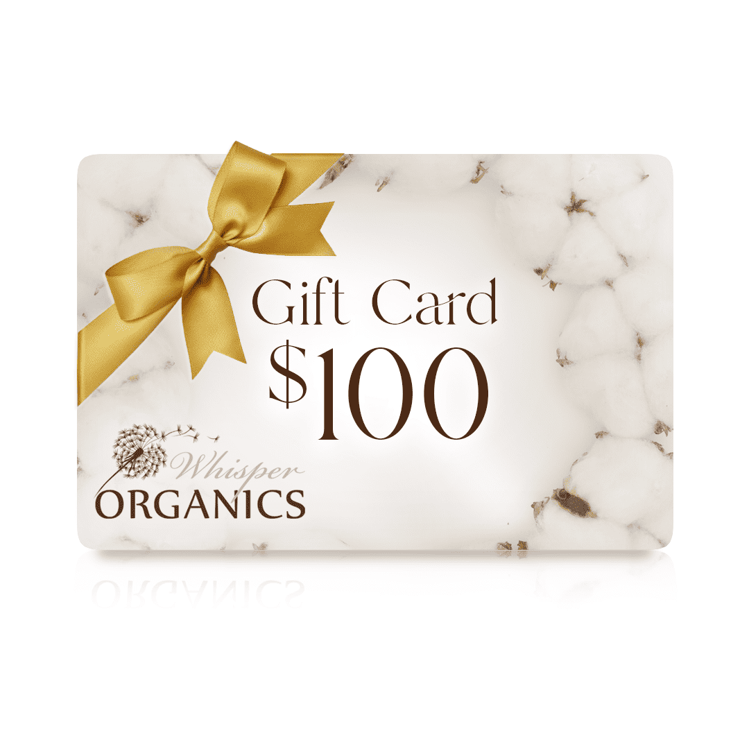 Whisper Organics Holiday Gift Cards Whisper Organics