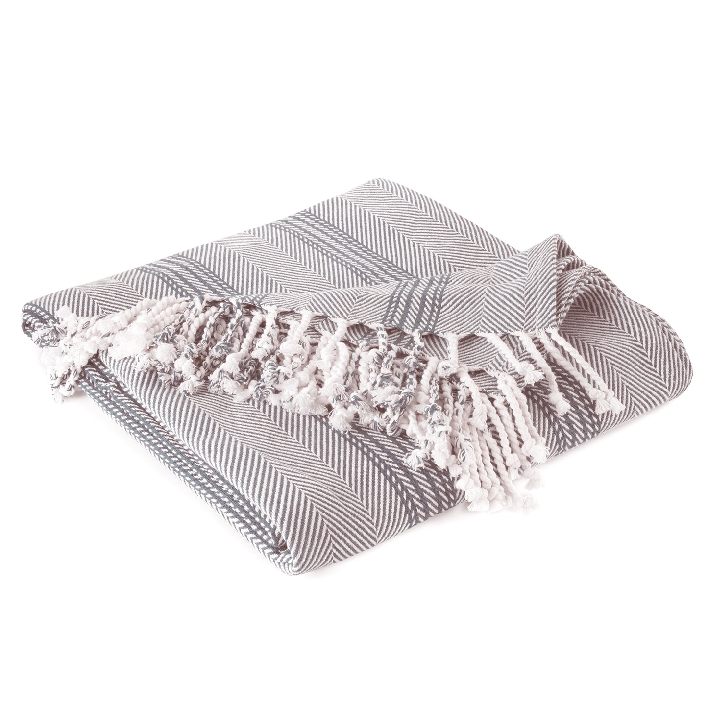 Herringbone Weave Organic Throws