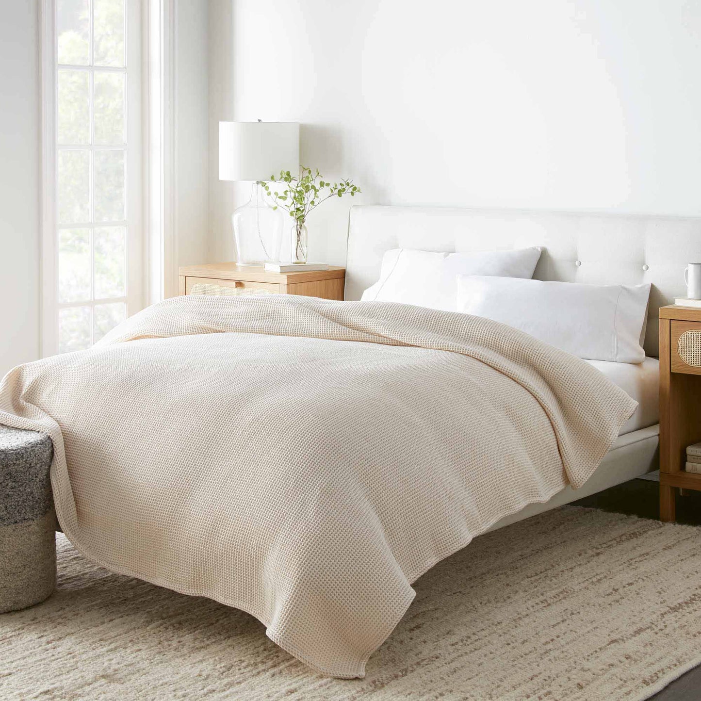 Waffle Knit Blanket Whisper Organics