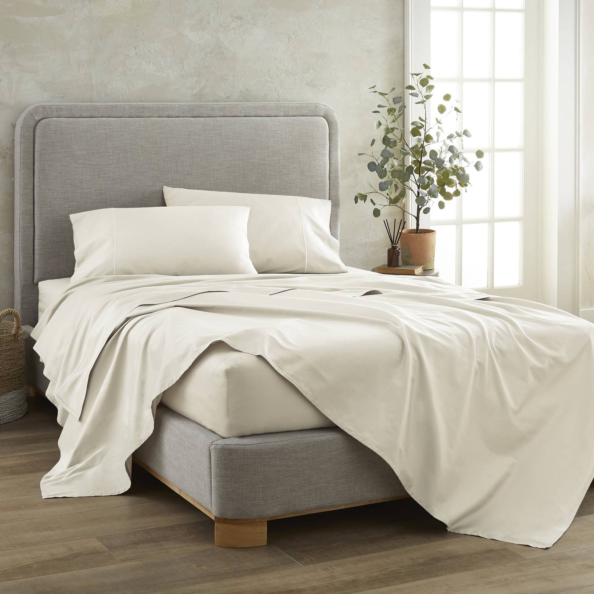 500 TC Sateen Bed Sheets Whisper Organics