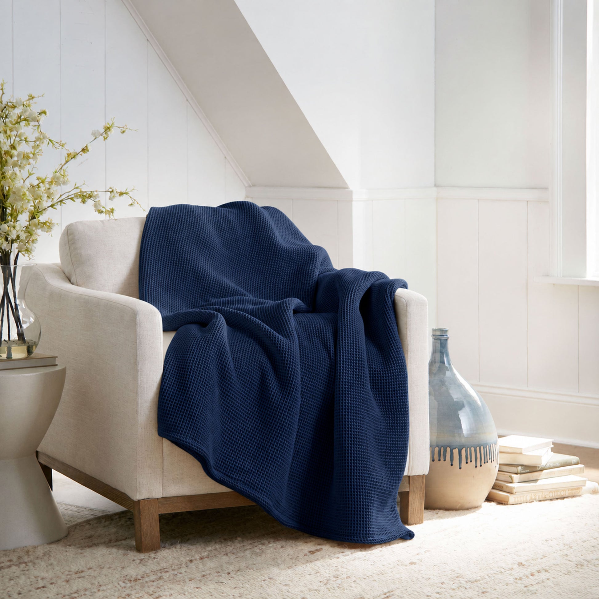 Waffle Knit Blanket Whisper Organics