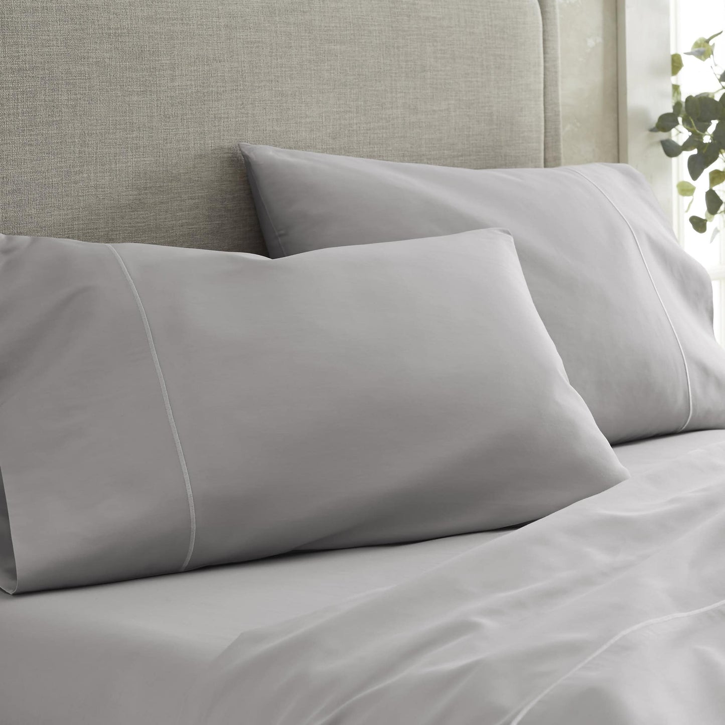 500 TC Satin-Kissenbezug-Set