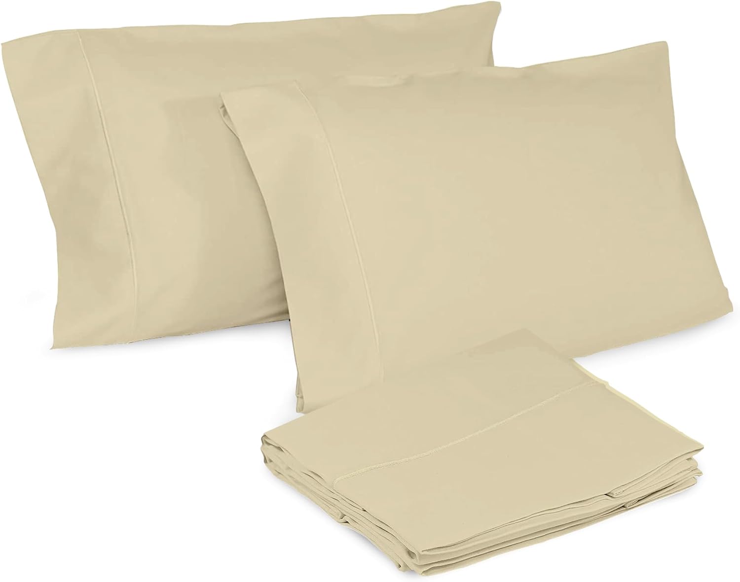 300 Thread Count Organic Pillowcase Set - Sateen