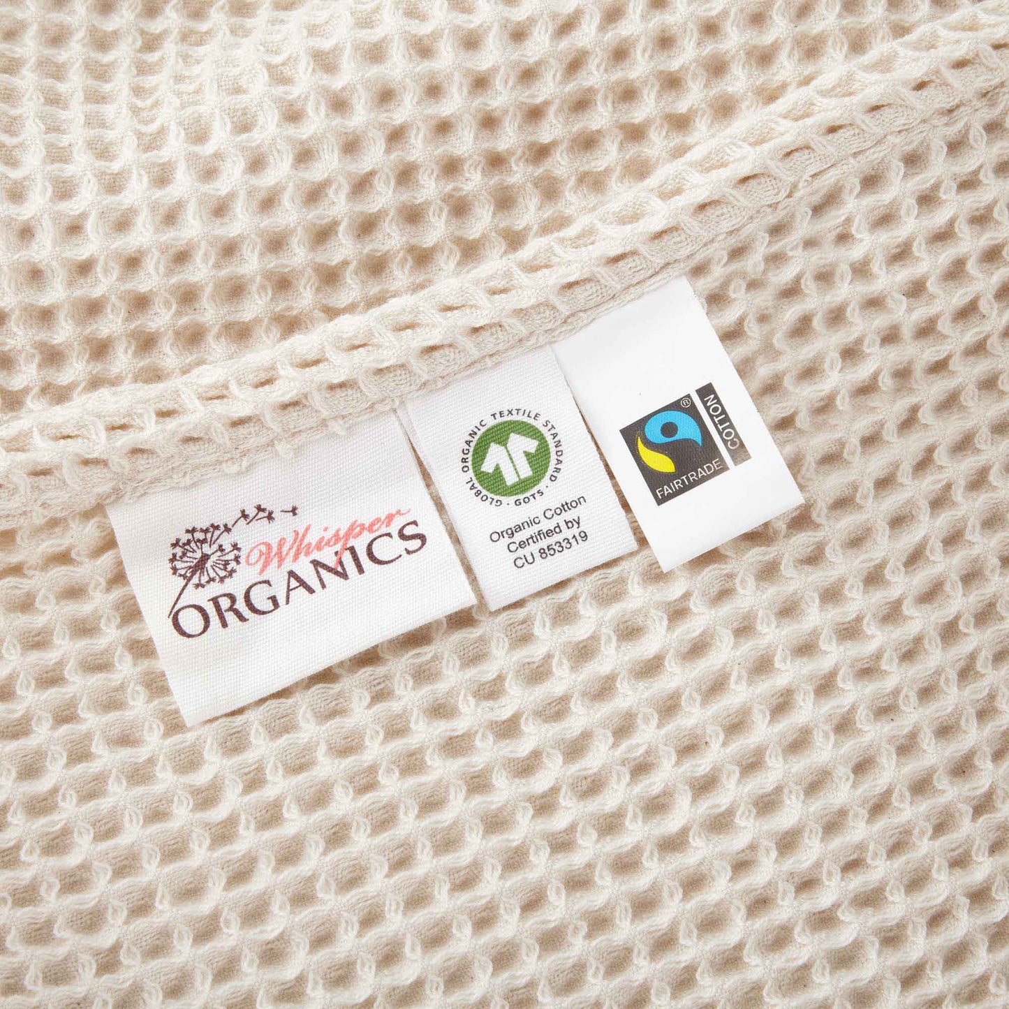 Waffle Knit Blanket Whisper Organics