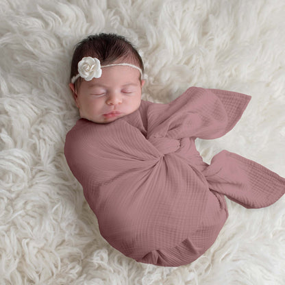 Muslin Organic Cotton Throw Blanket Whisper Organics