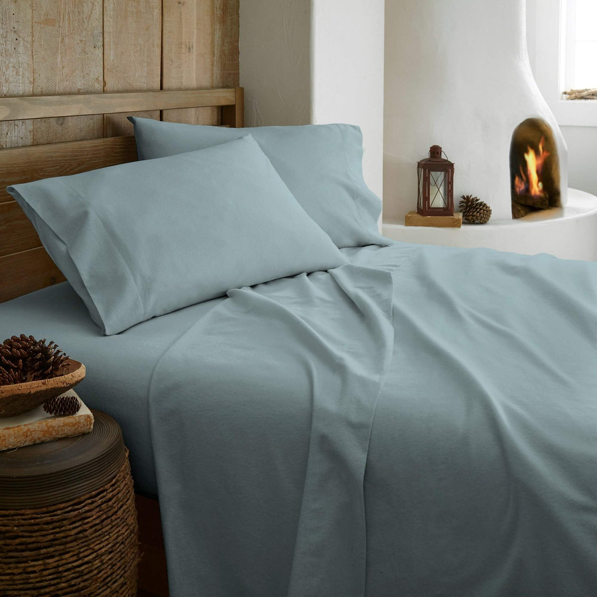 Organic Flannel Sheet Set Whisper Organics