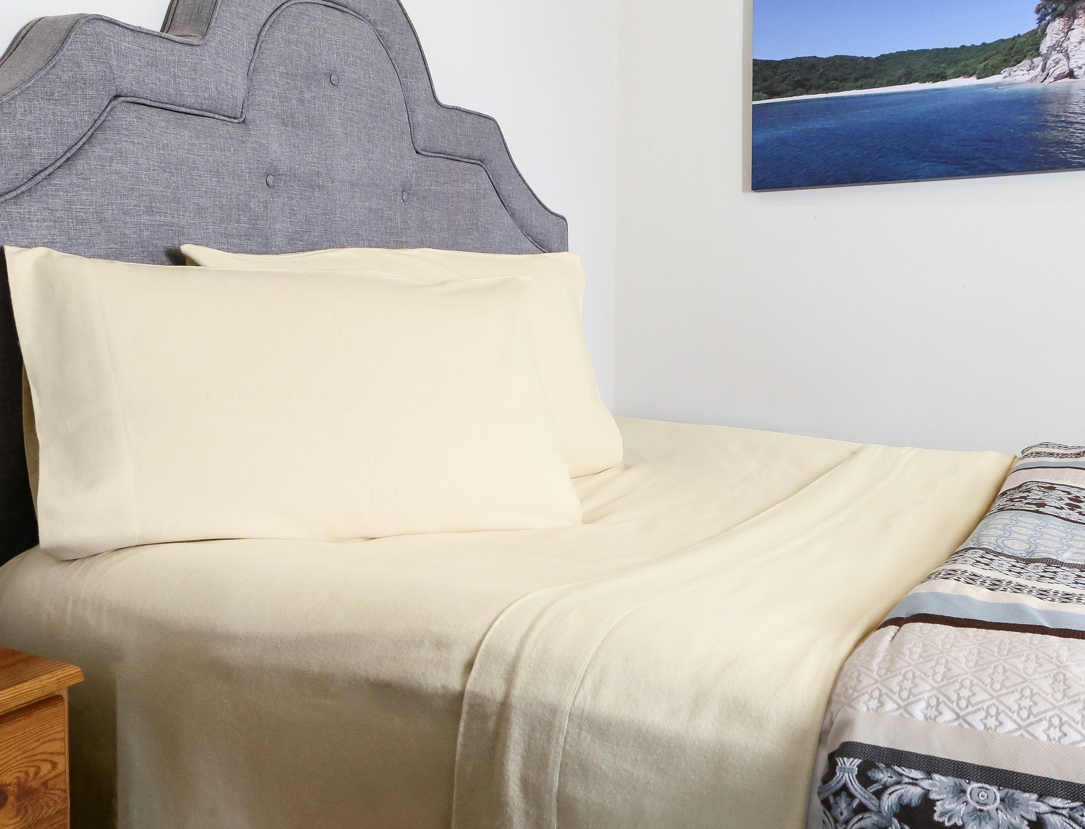 Flannel Sheet Set Whisper Organics