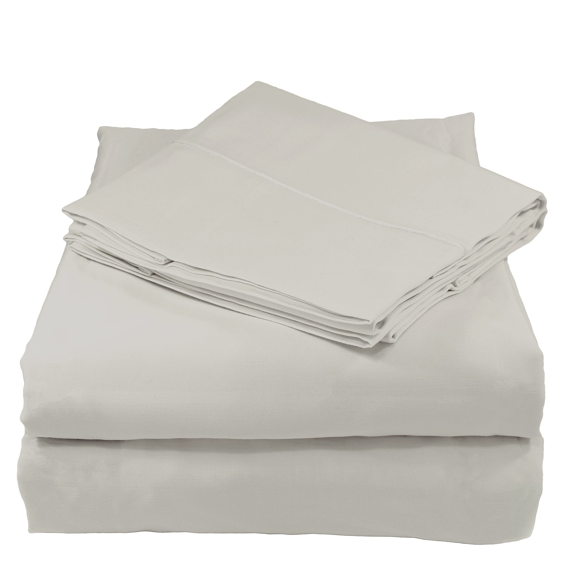 300 Thread Count Organic Sheets (Size Twin, Color Silver)