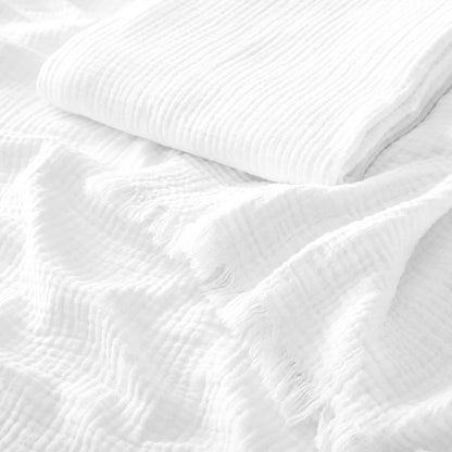 Muslin Organic Cotton Throw Blanket Whisper Organics