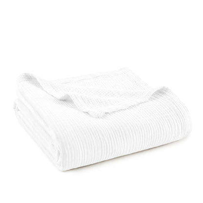 Muslin Organic Cotton Throw Blanket Whisper Organics