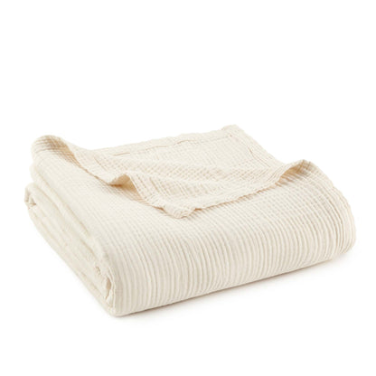 Muslin Organic Cotton Throw Blanket Whisper Organics