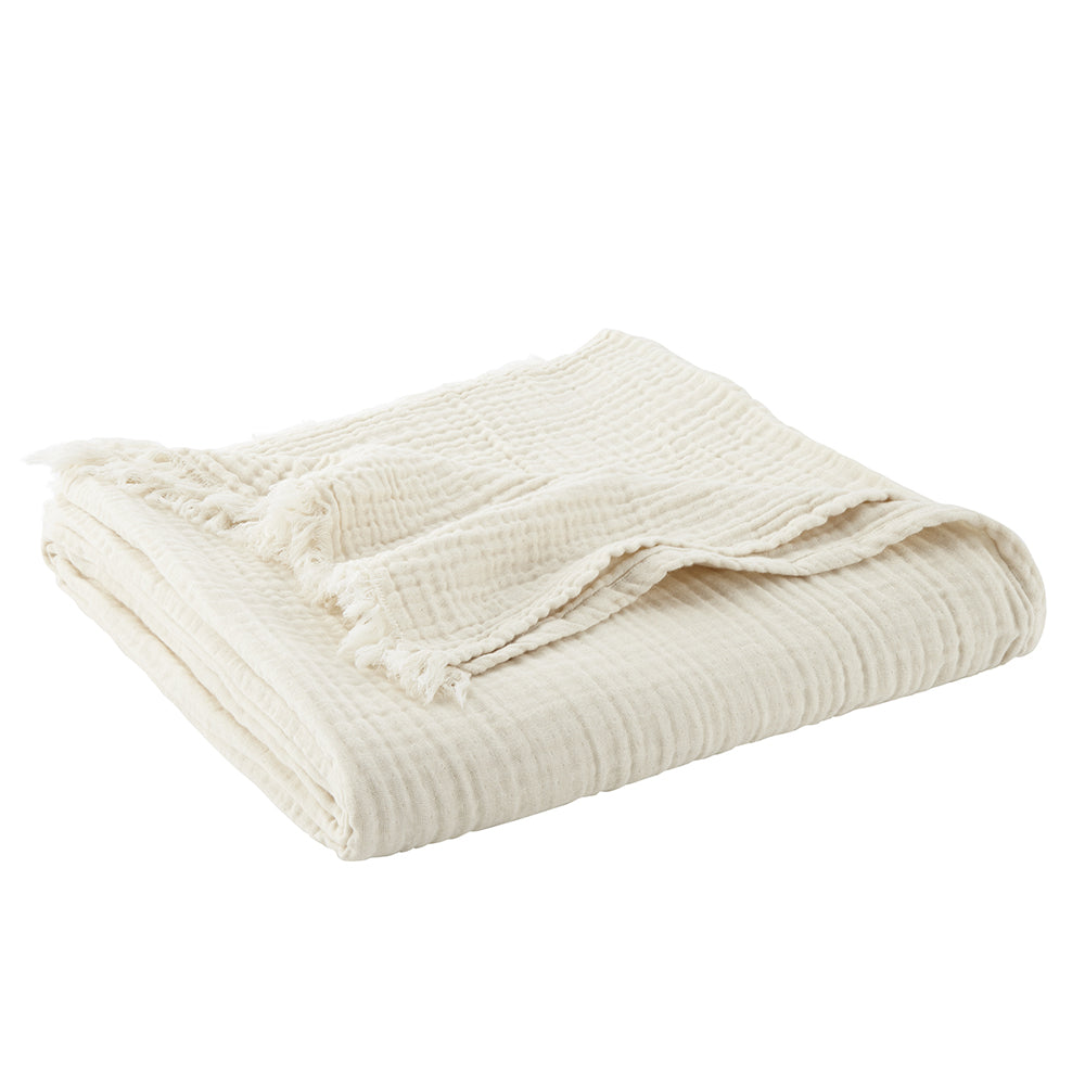 Manta de muselina de algodón orgánico