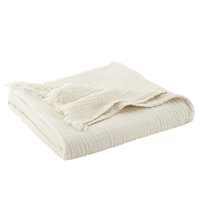 Manta de muselina de algodón orgánico