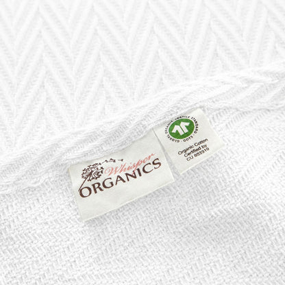 Organic Herringbone Blanket Whisper Organics