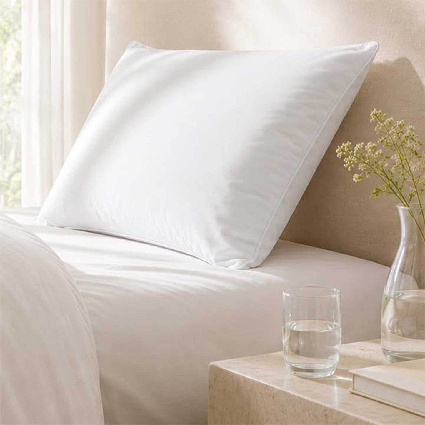 Organic Cotton Waterproof Pillow Protector Whisper Organics