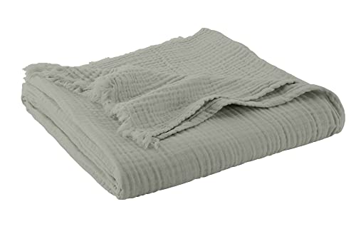 Überwurf aus Bio-Musselin-Baumwolle