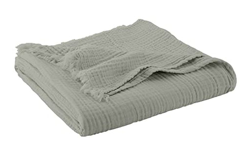 Organic Muslin Cotton Throw Blanket