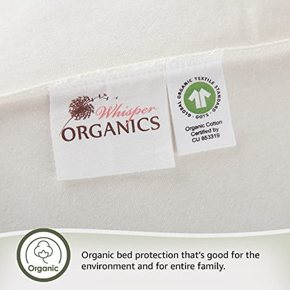 Organic Waterproof Pique Knit Mattress Cover