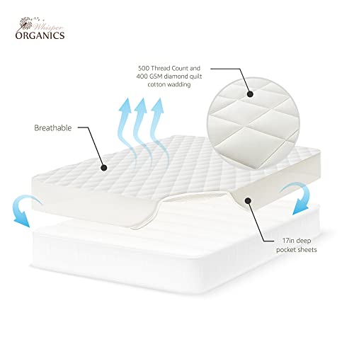 500 Thread-Count Quilted Mattress Protector