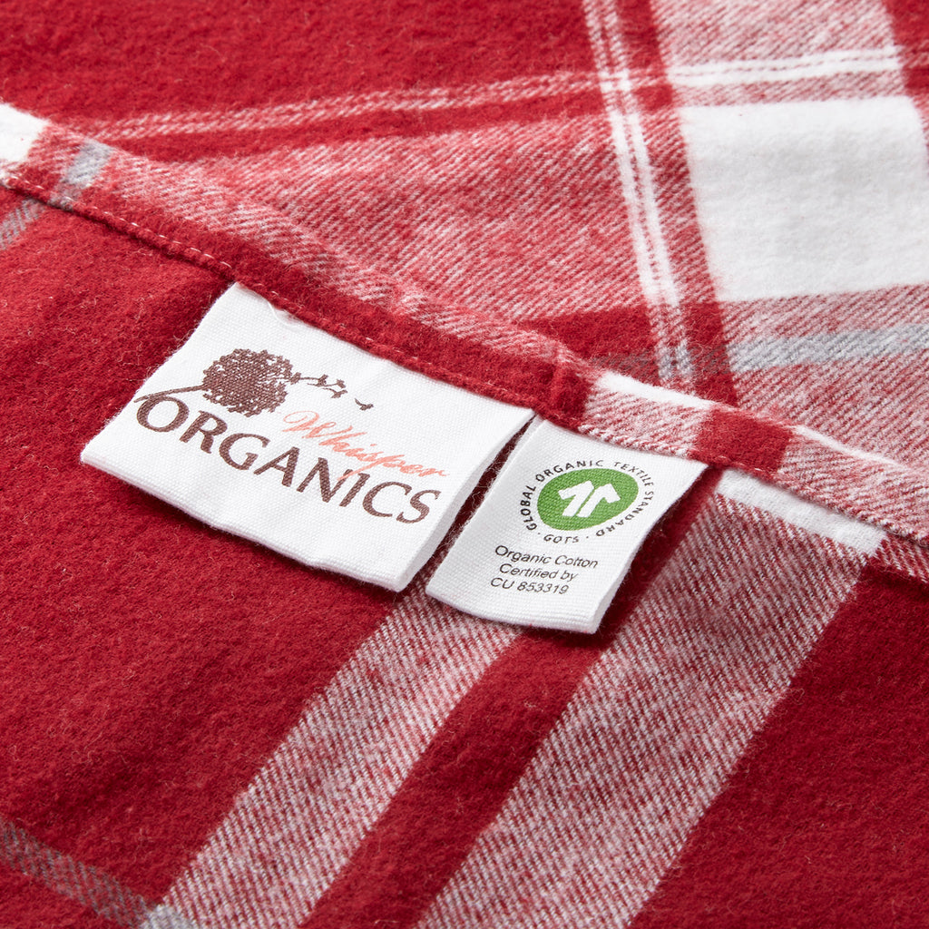 Organic Plaid Flannel Sheet Set