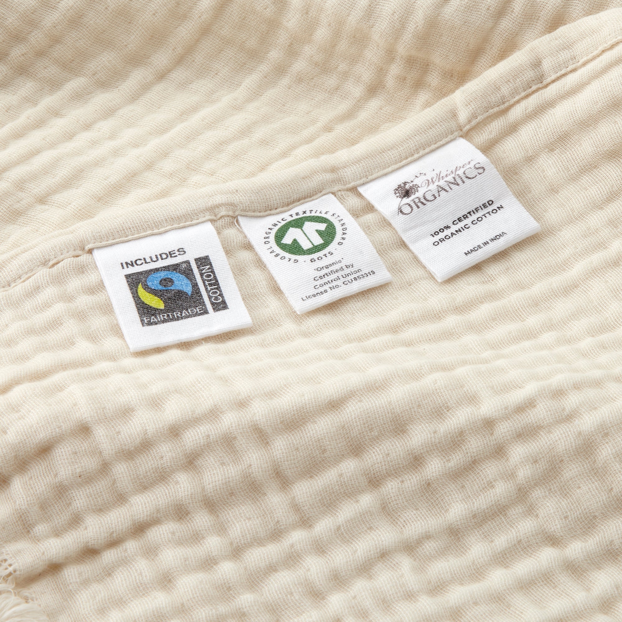 Organic Muslin Cotton Throw Blanket